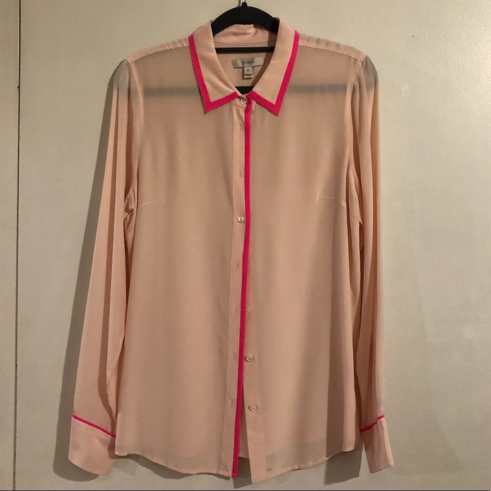 J.Crew Silk Blouse 🌸